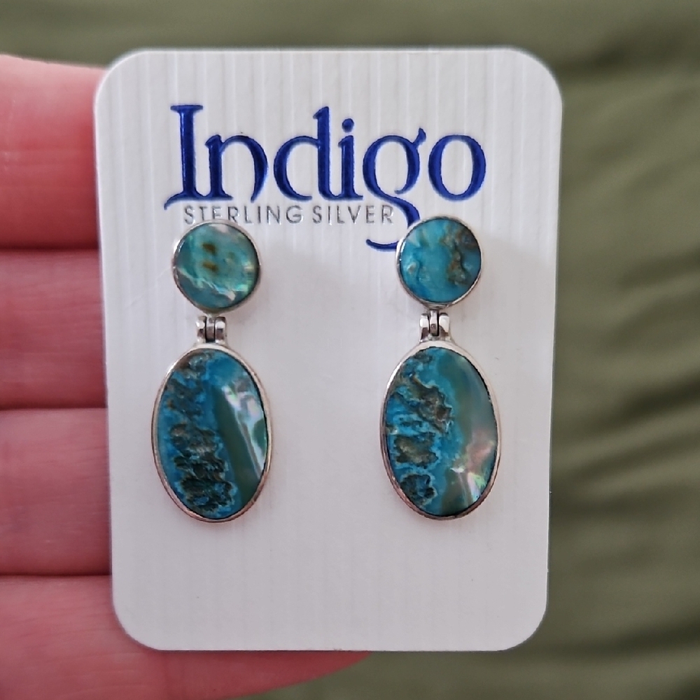 Indigo Sterling Silver Blue Earrings